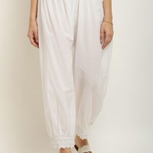 women woven design straight fit cotton salwar